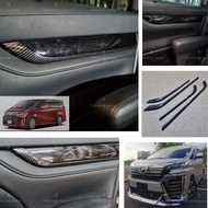 Toyota alphard vellfire anh30 2018-2023 4pcs door trim garnish accessories skhongauto