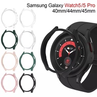 WATCH COVER FOR SAMSUNG GALAXY WATCH 5 44MM BUMPER CASE SCREEN FOR GALAXY SILICON SOFTCASE BLACK 44M