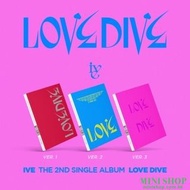 220@3 未拆專輯 IVE 專輯  love dive Yujin, Gaeul, Rei, Jang Wonyoung, Liz,  Leeseo。ive  mine after like I am. 周邊 小卡