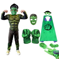 Cosplay Hulk Clothes Halloween Children Adult Muscle Performance Costume Boxing Gloves Set 10.4