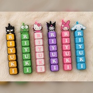 GANTUNGAN Clicker Keychain Kuromi, cinnamonroll, melody, keropi, hello kitty