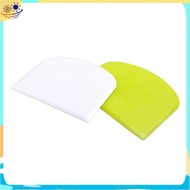 2 Pieces Dough Scraper Bowl Scraper Food-Safe Plastic Dough Cutter Flexible Plastic Scraper Practica