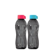 Tupperware Black Eco Water Bottle Normal Cap 1L