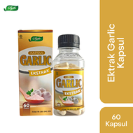 [COD] Kapsul Garlic Ekstrak Bawang Putih Syifa Isi 60 Kapsul Bawang Putih - KAPSUL EKSTRAK GARLIC 60