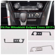 Car Accessories Socket Charge Cigarette Smoke Lighter Switch Frame Sticker Cover Trim For Mitsubishi