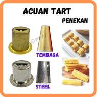 Acuan Tart Nenas Gulung Tembaga Semperit Klasik Bulu Mata Semperit Papan Mould Pineaple Tart Biskut Raya Stainless Steel