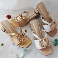 Jessly - BERLIANA Heels Size 35-43 | Women's 5-6cm Heel Sandals | Soft Heels - Wedding Heels