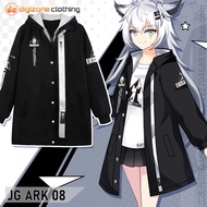Arknights Lappland Guard Parka Anime Game Hoodie Jacket