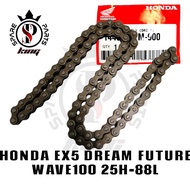 THAILAND EX5 DREAM FUTURE125 FUTURE 125 WAVE100 WAVE 100 W100 TIMING CHAIN RANTAI ENJIN MOTOR 25H-88