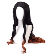 maysuwell Kamado Nezuko Cosplay Wig Anime wig Demon Slayer Wigs for Women Black gradient brown Long 