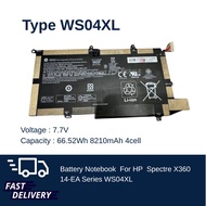 (ส่งฟรี ประกัน 1 ปี) HP แบตเตอรี่ โน๊ตบุ๊ค Battery Notebook HP Spectre X360 14-EA WS04XL ของแท้