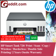 HP SMART TANK 720 PRINTER / Print / Scan / Copy / Wireless / Borderless / Double Side Printing/ 2 Ye
