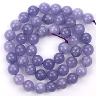 TEMU 1strand 15inches Natural Stone Beads For Jewelry Making Round Lavender 4/6/8/10mm 88/59/45/37pc