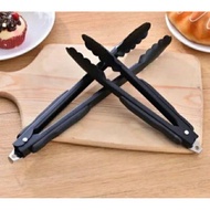 9 inch 12 inch Food Tong Food Clip Black Stainless Steel
