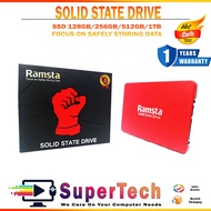 Ramsta SSD 128GB/256GB/512GB/1TB Ramsta S800 2.5" SATA 3 Solid State Drive for Desktop and Laptop