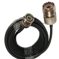 BNC Male to UHF SO239 Female Connector RF Coaxial Coax RG58 50-3 Wires Cable 50cm 1/2/3/5m 10m 15M 20M 30M 50m