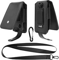 Cosmos PU Leather Protective Belt Case Cover CGM Monitor Device Holder Case Compatible with Libre Re