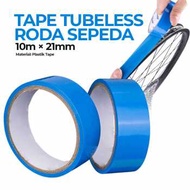 Tape Tubeless Bicycle Wheel MTB Road Bike Rim Strips Size 10m x 21mm - Blue