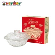 Glass Bowl with Lid : BLS-777/1-2BB