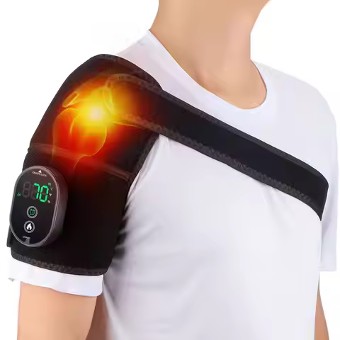 Wireless 3-in-1 Electric Heating Knee Pad Shoulder Protect Hot Compress Elbow Joint Thermal Shoulder
