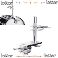 LETTER Drum Cowbell Clamp, Percussion Accessory with Parallel Action Jaws Drum Cowbell Bracket Mount