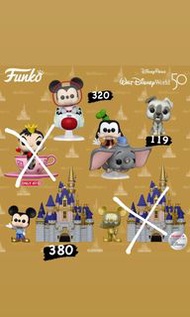 (Pre-order) 預訂 米奇 Micky goofy 小飛象 50週年 迪士尼 Cinderella 灰姑娘 城堡 Funko pop