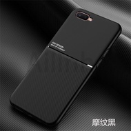 For OPPO R15X RX17 Neo R17 Pro R9 R9S R11 R11S Plus Phone Case Leather Texure Car Magnetic Holder Soft Silicone Shockproof Armor Back Cover