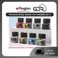 aMagisn for Insta360 GO 3S/Go 3 fuselage sticker protective film Action camera accessories insta360 