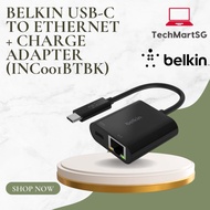 Belkin USB-C to Ethernet + Charge Adapter (INC001btBK)