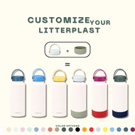 LITTERPLAST Azure Ront - 34oz 1L Water Bottle/