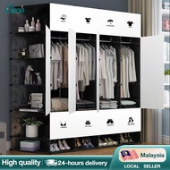 Wardrobe Metal wardrobe bedroom support Bedroom wardrobe Installation Install closet 衣更