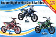 Baby Fourth Couture Enduro Highper MX#49 Gasoline Powered Mini Dirt Bike 49cc