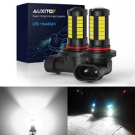 AUXITO 2X 9005 9006 H9 H8 H11 Lampu Kabus LED PSX24W H10 H16JP HB3 HB4 Mentol Lampu Kabus LED 6000K 