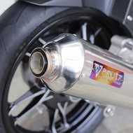 Standard Racingknalpot Pipe 26mm to 28mm GEN2 SS Full Stainless Pavta Nmax Aerox Pcx VarioOriginal O