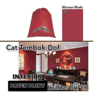 CAT TEMBOK MERAH MARUN  / CAT TEMBOK UNTUK RUMAH