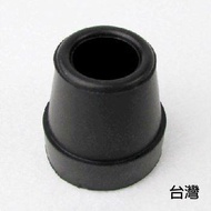 Rubber Foot Cover Pad-Aperture 1.45cm Height 3.05cm Black 2pcs Four-Legged Walking Cane Use Silver-H