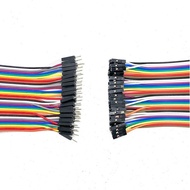 < One Point Three >> Dupont Double-Headed Rainbow Flat Cable 40P 10CM-40CM Colorful Flat Cable Color