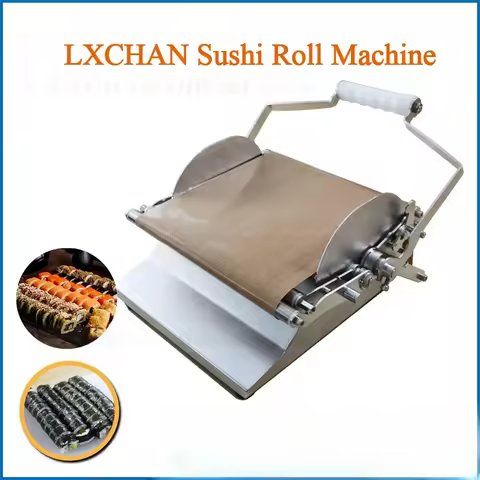 HomeWise Commercial Sushi Roll Machine Manual Sushi Making Kit Professional Sushi Utensils Round/Squ