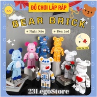 34cm lego BearBrick Bear Puzzle Set, Can Be Used As Home decor