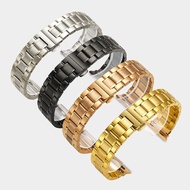 Solid cast stainless steel watch strap with straight curved head Metal watch strap 22mm 20mm 18mm 24