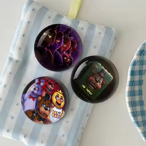 F-Five N-Nights at Freddys-S 2-2 Badge Creative Pins Brooch for Bag Clothes Hat Decor Gifts Fans Col