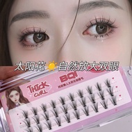BQI Sunflower Long False Eyelashes Thick Natural Segmented Eyelashes Novice Grafted Eyelashes Wholes