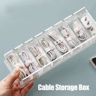 Cable Compartment Organizer Charger Management Box Desktop Wire Drawer Storage Organiser