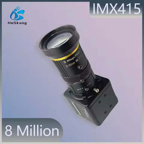 Webcam 4K 8MP HD CMOS IMX415 Manual Varifocus CS Mount Lens USB Camera For PC Laptop Computer/Live S