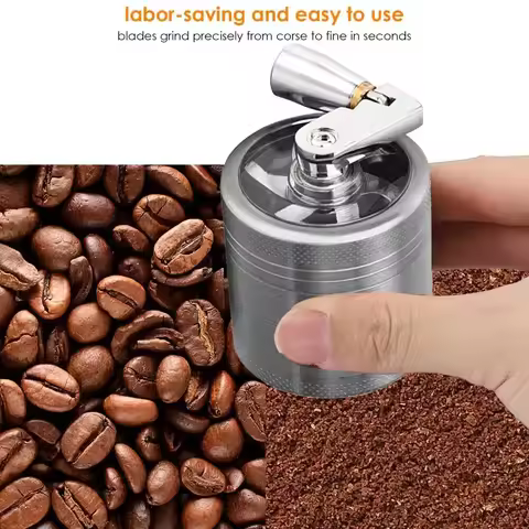 Spice Grinder Hard Spices Metal Dry Crusher Grinder for Nutmeg, Ginger, Rock Salt and Peppercorns Ha