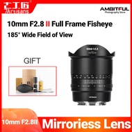 7artisans 10mm F2.8 II Full Frame Fisheye Manual focus prime Lens for Mirrorless Camera Sony E A7S A