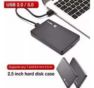 Box ổ cứng 3.0/2.0 dùng cho ổ SSD HDD 2.5 inch có đèn báo - Hộp đựng ổ cứng 2.5