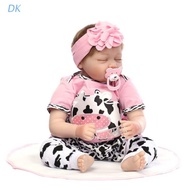 Dk Mainan Boneka Bayi Newborn Perempuan Mirip Asli Bahan Silikon Vinyl