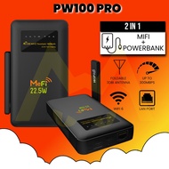 PW100 PRO Modified Unlimited Hotspot WiFi Tanpa Had 4G 5G LTE dengan Powerbank 10000mAh Modified Mod