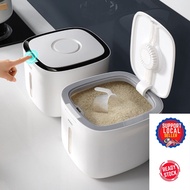 ECOCO 5/10Kg Kitchen Nano Rice Bucket Container / Bekas beras 5kg 10Kg